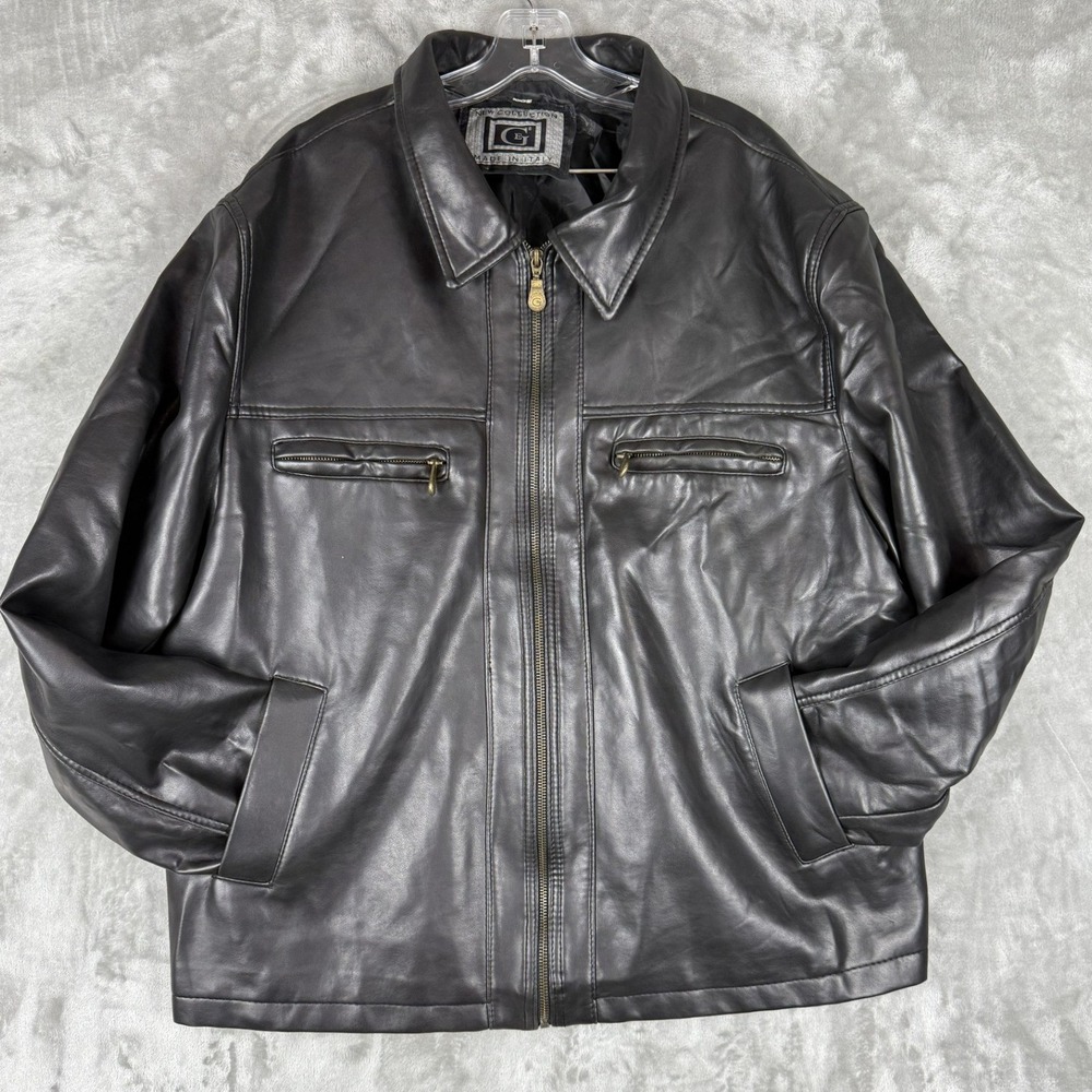 enuine Leather Black Jacket for Men